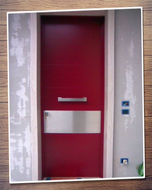 Portoncino d'ingresso in legno